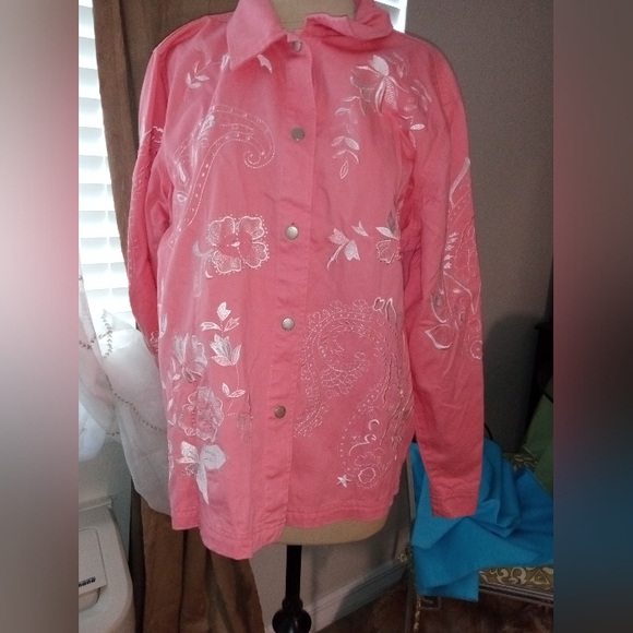 Susan Graver Jackets & Blazers - Susan Graver Pink Jacket